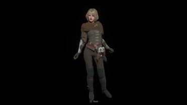 Ashley in Hero Costume