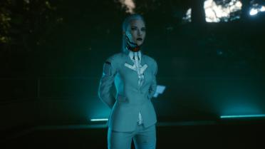 Agent Arasaka white suit