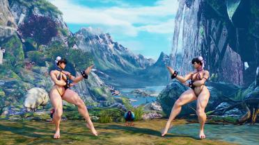 Chunli Thig Bare Clin Wet