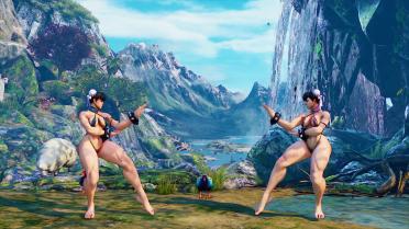 Chunli Thig Bare Hair Dry