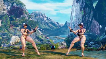 Chunli Thig Bare Hair Wet