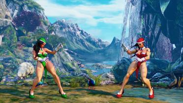 Laura Christ Santa Leg