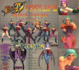 Morrigan & Lilith (Darkstalkers)