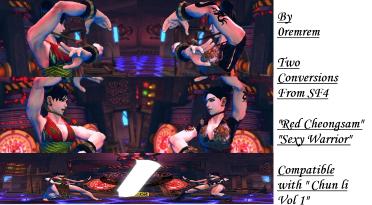 Red Cheongsam + Sexy Warrior