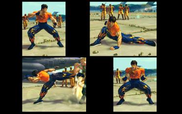 Blue & Orange Flames + Gloves