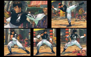 Black & White with Flames & Motifs