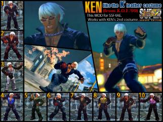 K' Leather Costume (KoF 99)