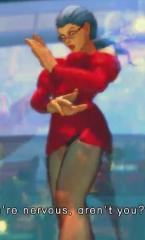 Sexy Red Dress & Glasses