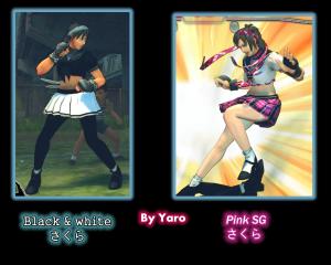 Black and white & Pink SG