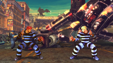 Evil Cody over Akuma