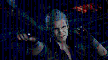 Dante's big back head (Vergil hairstyle)