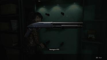 The shotgun used by Claire