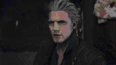 Dante's big back head (Vergil hairstyle)