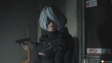 [Nier: Automata] 2B replaces Claire's pure black clothing MOD v2.0