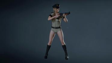 Claire Sexy Sheriff MODs with cap and without cap