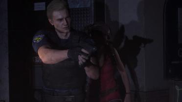 Wesker Stars Leon (Leon replaced with Wesker)