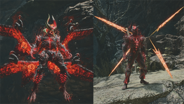 Dante Hell Devil Trigger and Sin Demon Ghost Trigger