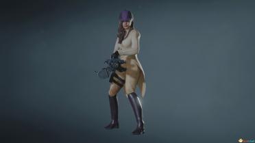 Dressage Knight Claire (replaces military uniform)