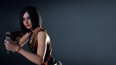 Claire with long hair