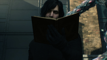 Robeless Kylo Ren's costume and V's lightsaber