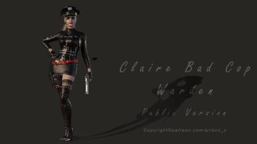 Claire Bad Cop Warden