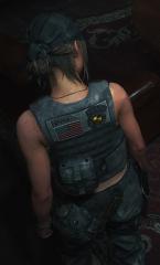 Claire military clothing DLC color change