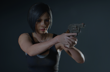Ada's hair replaces all Claire outfits (modular)