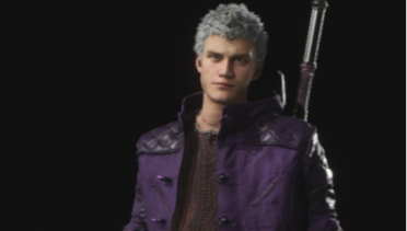 Nero's blue and purple EX costume