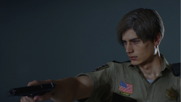 Sheriff Leon Acre no hat two hairstyle mod