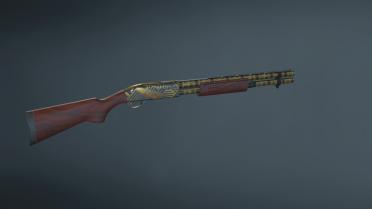 Art Deco style W-870 Shot bullet gun