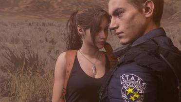 Wesker Stars Leon (Leon replaced with Wesker)