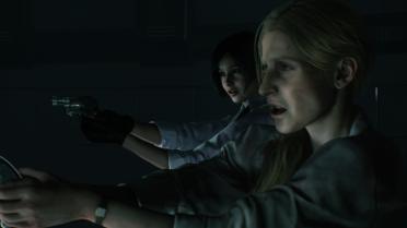 Claire, Catherine, Leon's clothing and hairstyles