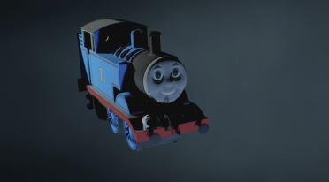 Thomas The Tank Engine over MR X (Thomas replaces the tyrant)