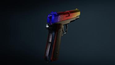 Leon Route B initial pistol M1911 more color schemes