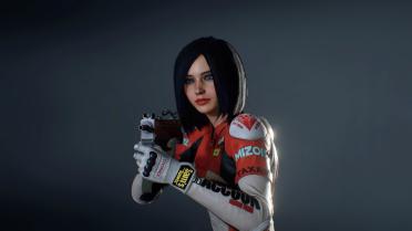 Claire with long hair