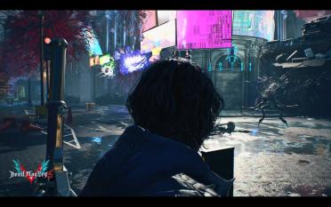 Nero put on V hairstyle