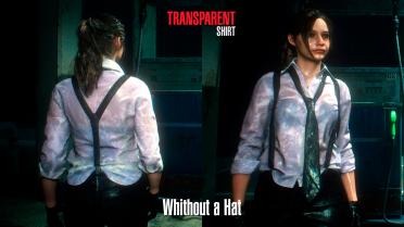 Claire Noir see-through shirt