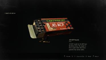 Realistic ammunition name