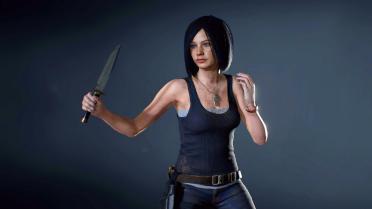 Claire with long hair