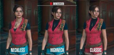 Claire Redfield Darkside Costume-Tank Top