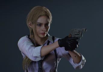 Annet’s hair replaces all of Claire’s clothing (modular)