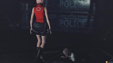 Claire COS Sakura Haruno Costume