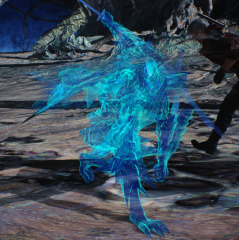 Wingless Dante and Tailless Vergil