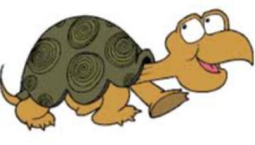 Character walking slowly