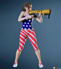 Set Me Free Captain America's sports and leisure version