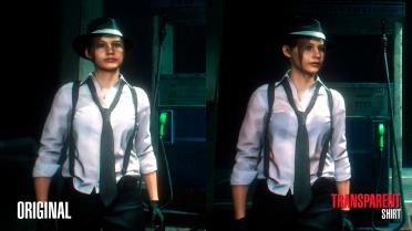 Claire Noir see-through shirt