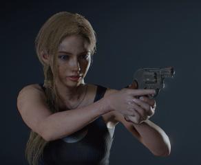 Annet’s hair replaces all of Claire’s clothing (modular)