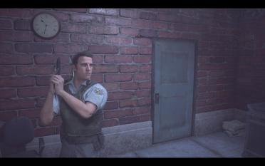 Chris: Wearing code-named Veronica clothing to replace Leon