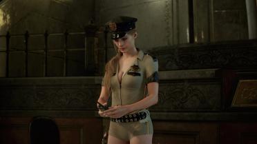 Claire Sexy Sheriff MODs with cap and without cap