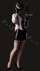 Claire Naughty Noir Claire Mafia uniform is more feminine